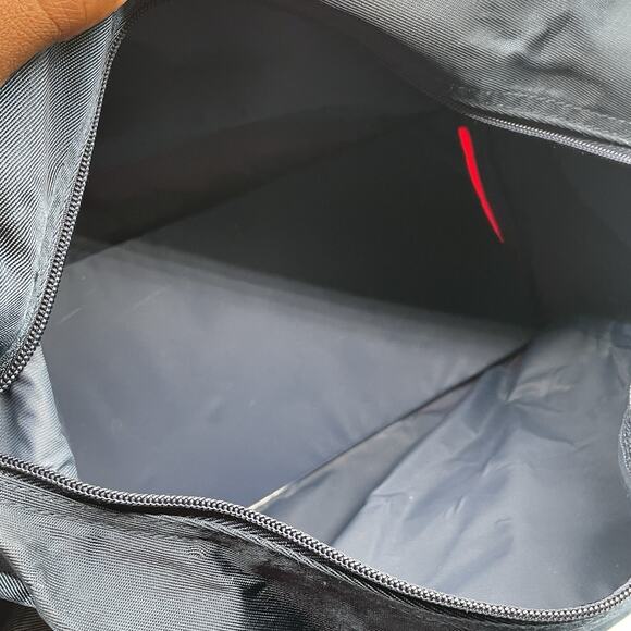 Vintage 90s Tommy Hilfiger Navy Red Messenger Bag Embroidered Logo - Picture 8 of 10